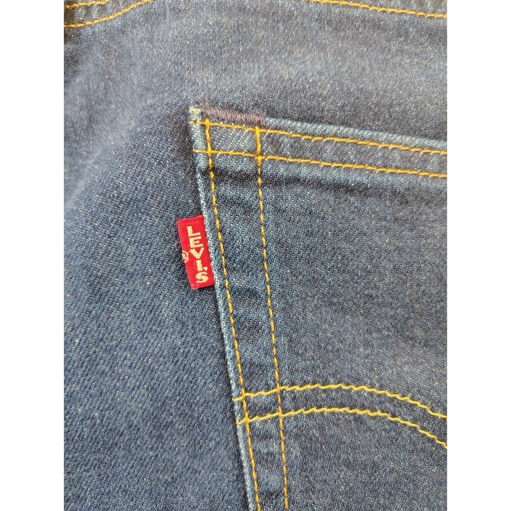 LEVI'S 502 Taper Premium Big E Jeans Blue Denim Men's 34X32 - Picture 4 of 11